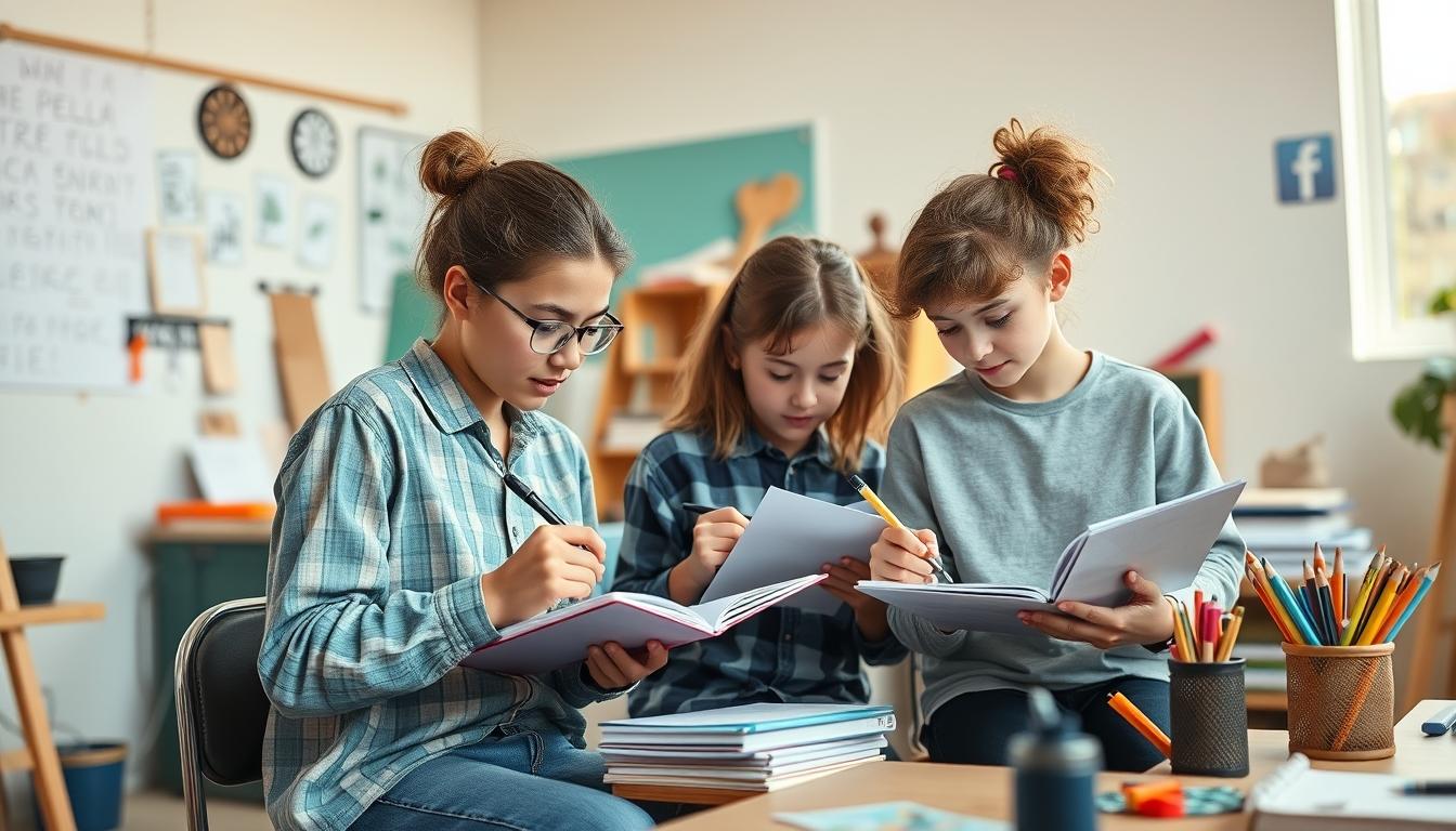 Students and educational resources in a modern learning environment